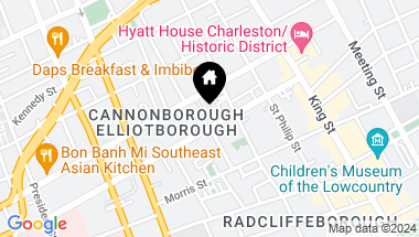 Map of 56 Cannon Street # D Unit: A,B,C,D, Charleston SC, 29403