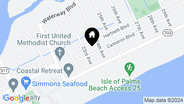 Map of 2303 Cameron Boulevard, Isle of Palms SC, 29451