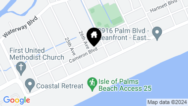 Map of 6 26th Avenue, Isle of Palms SC, 29451