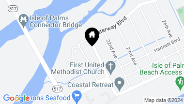 Map of 31 21st Avenue, Isle of Palms SC, 29451
