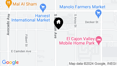 Map of 305 S Mollison Ave # 1, El Cajon CA, 92020