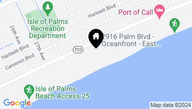 Map of 2914 Palm Boulevard, Isle of Palms SC, 29451