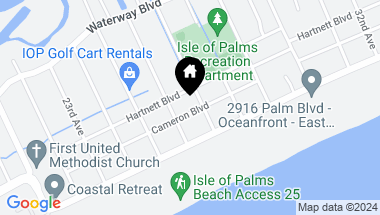 Map of 2605 Cameron Boulevard, Isle of Palms SC, 29451