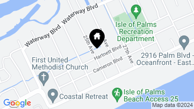 Map of 14 25th Avenue, Isle of Palms SC, 29451