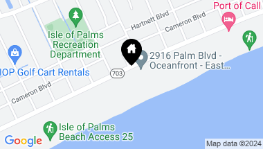 Map of 2910 Palm Boulevard, Isle of Palms SC, 29451