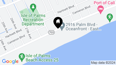 Map of 2910 Palm Boulevard, Isle of Palms SC, 29451