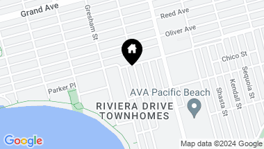 Map of 4064 Haines St, Pacific Beach CA, 92109