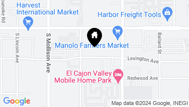 Map of 1018 E Lexington Ave., El Cajon CA, 92020