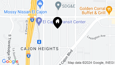 Map of 234 RICHFIELD Avenue, El Cajon CA, 92020