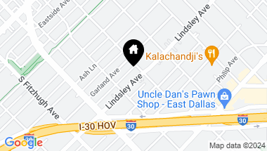 Map of 5227 Lindsley Avenue, Dallas TX, 75223