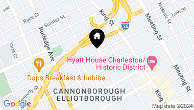 Map of 95 Line Street, Charleston SC, 29403