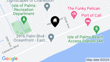 Map of 3006 Cameron Boulevard, Isle of Palms SC, 29451