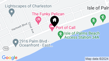 Map of 3404 Palm Boulevard, Isle of Palms SC, 29451