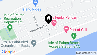 Map of 10 32nd Avenue, Isle of Palms SC, 29451