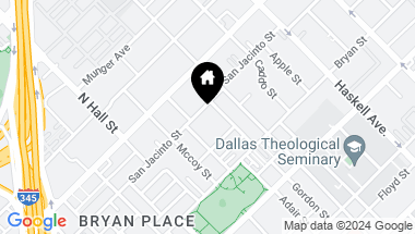 Map of 3616 N San Jacinto Avenue 104, Dallas TX, 75204