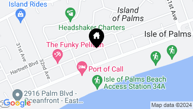 Map of 3502 Cameron Boulevard, Isle of Palms SC, 29451