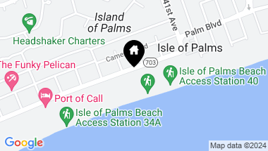 Map of 3806 Palm Boulevard, Isle of Palms SC, 29451