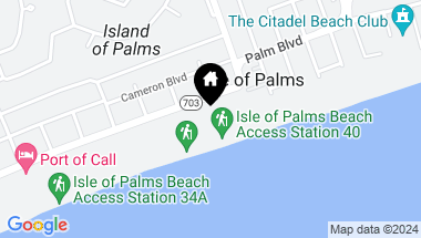 Map of 3908 Palm Boulevard, Isle of Palms SC, 29451