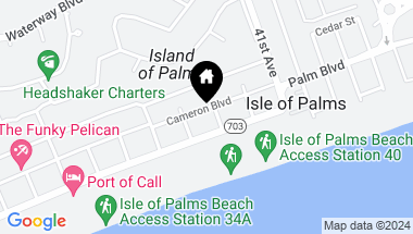 Map of 3806 Cameron Boulevard, Isle of Palms SC, 29451