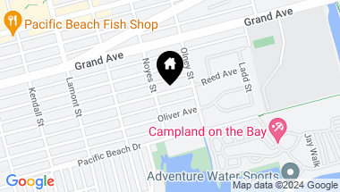 Map of 2125 Reed Avenue, San Diego CA, 92109