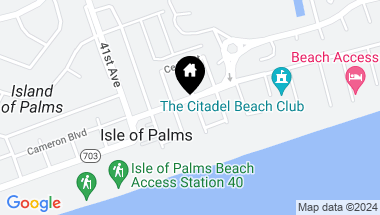 Map of 9 44th Avenue, Isle of Palms SC, 29451