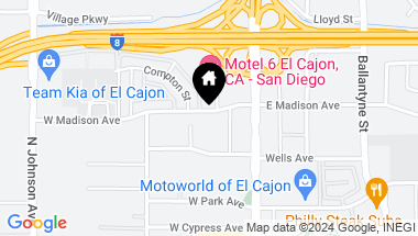 Map of 225 W Madison Avenue, El Cajon CA, 92020