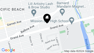 Map of 2266 Grand Ave 37, San Diego CA, 92109