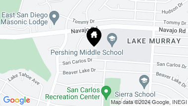 Map of 6521 Bantam Lake Avenue, San Carlos CA, 92119