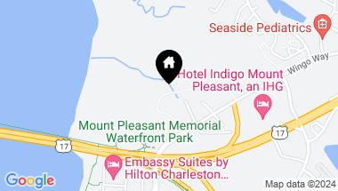 Map of 148 Cooper River Drive, Mount Pleasant SC, 29464