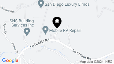 Map of 2276 La Cresta Road, El Cajon CA, 92021