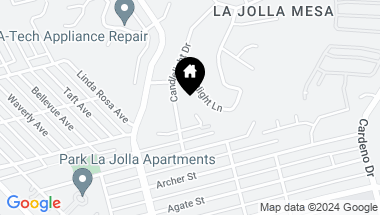 Map of 964 Candlelight Place, La Jolla CA, 92037