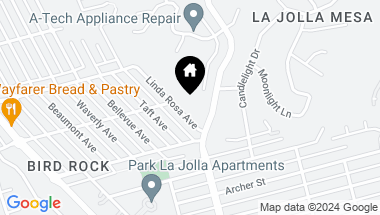 Map of 5451 Linda Rosa, La Jolla CA, 92037