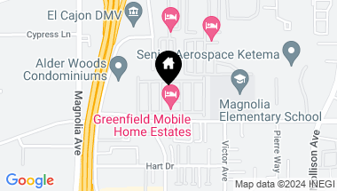 Map of 400 Greenfield Drive 161, El Cajon CA, 92021