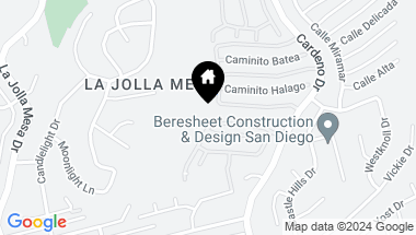 Map of 5494 Caminito Bayo, La Jolla CA, 92037