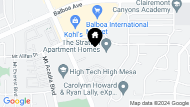 Map of 4110 Mount Alifan H, San Diego CA, 92111