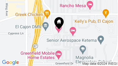 Map of 255 E Bradley Avenue 114, El Cajon CA, 92021