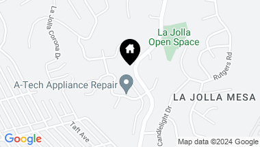 Map of 5661 Ladybird Lane, La Jolla CA, 92037