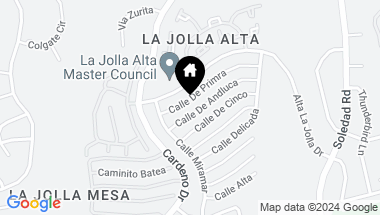 Map of 1589 Calle De Primra, La Jolla CA, 92037