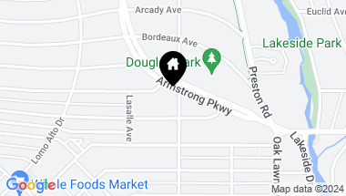 Map of 4301 Armstrong Parkway, Highland Park TX, 75205