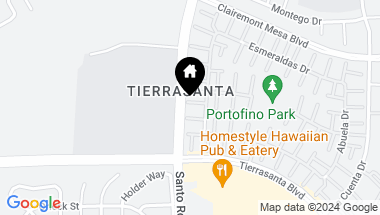 Map of 5168 Fino Drive, Tierrasanta CA, 92124
