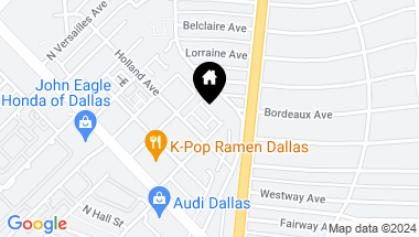 Map of 5135 Brickellia Drive, Dallas TX, 75209