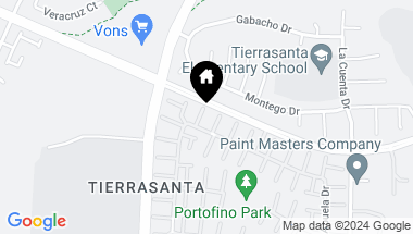Map of 10618 Esmeraldas Drive, Tierrasanta CA, 92124