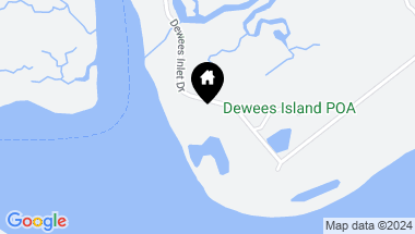 Map of 153 Dewees Inlet Drive, Dewees Island SC, 29451