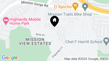 Map of 7897 Rancho Fanita Drive # I, Santee CA, 92071
