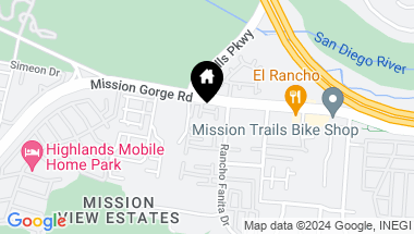 Map of 7823 Rancho Fanita Drive B, Santee CA, 92071
