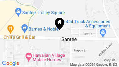 Map of Civic Center Drive # 0, Santee CA, 92071