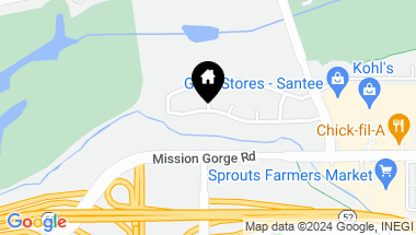 Map of 9063 Gorge Ave, Santee CA, 92071