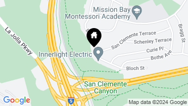 Map of 5394 Bloch Street, University City CA, 92122