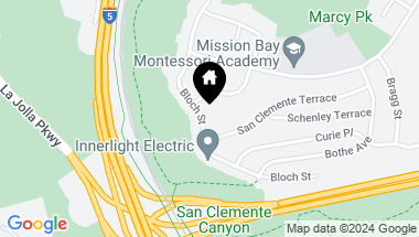 Map of 5453 Bloch Street, San Diego CA, 92122