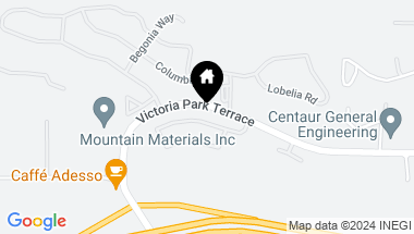 Map of 2362 Hyacinth Road, Alpine CA, 91901